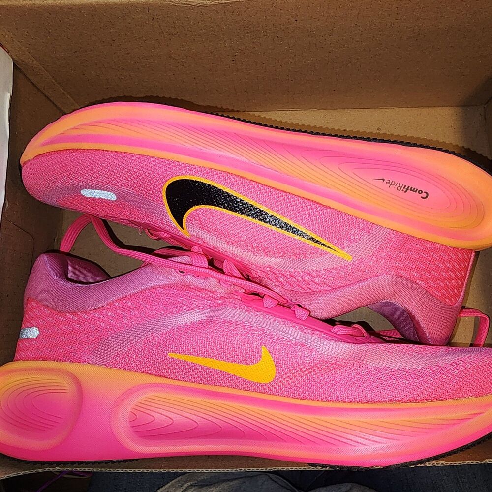 Nike Stellar Ride GS Pinksicle Pink Orange Size 5Y Women 6.5 Running
